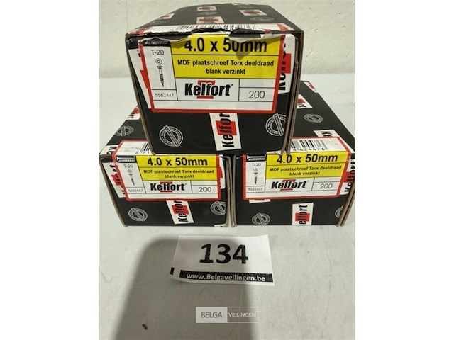 Kelfort houtschroef 4x50mm 600 stuks torx - afbeelding 2 van  3