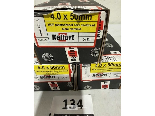 Kelfort houtschroef 4x50mm 600 stuks torx - afbeelding 3 van  3