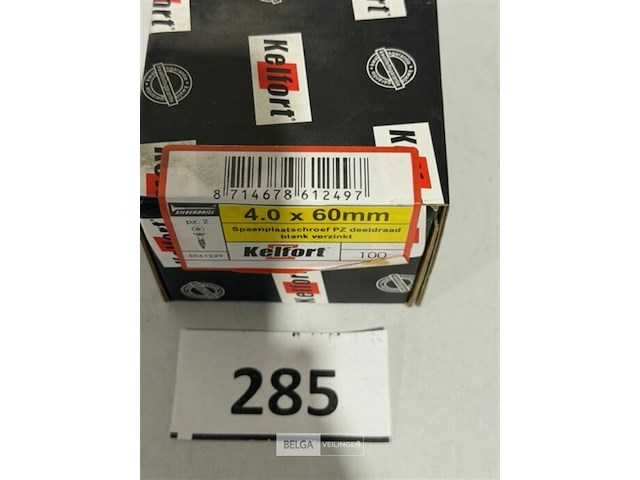 Kelfort houtschroef 4x60mm 100 stuks torx - afbeelding 3 van  3