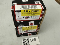 Kelfort houtschroef 4x70 200 stuks - afbeelding 3 van  3
