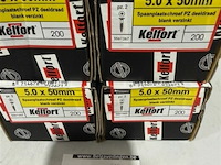 Kelfort houtschroef 5x5 mm 800 stuks pz2 - afbeelding 3 van  3