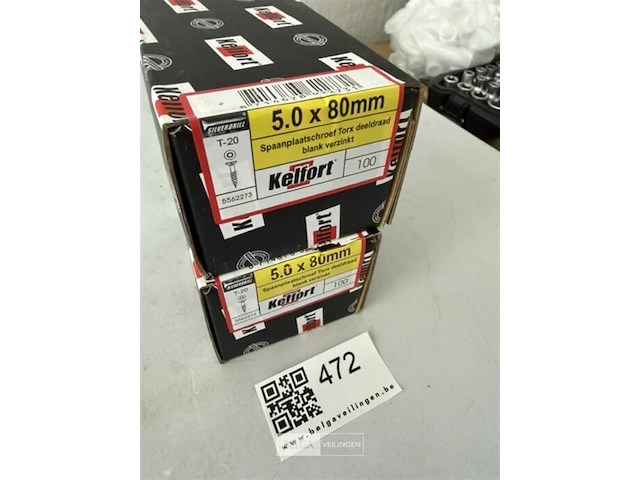 Kelfort houtschroef 5x80 200 stuks torx - afbeelding 3 van  3