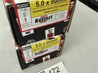 Kelfort houtschroef 5x80 200 stuks torx - afbeelding 3 van  3