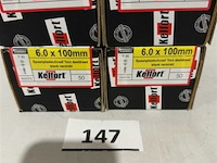 Kelfort houtschroef 6x100mm 200 stuks torx - afbeelding 2 van  3
