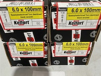 Kelfort houtschroef 6x100mm 200 stuks torx - afbeelding 3 van  3