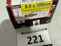 Kelfort houtschroef 6x100mm 50 stuks torx - afbeelding 3 van  3