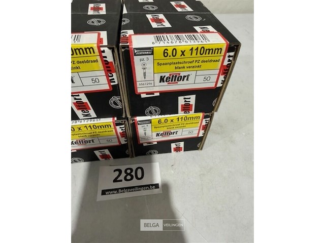 Kelfort houtschroef 6x110mm 200 stuks torx - afbeelding 3 van  3