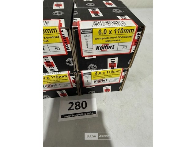 Kelfort houtschroef 6x110mm 200 stuks torx - afbeelding 3 van  3