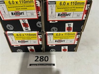 Kelfort houtschroef 6x110mm 200 stuks torx - afbeelding 1 van  3