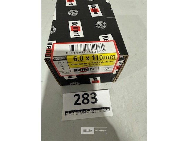 Kelfort houtschroef 6x110mm 50 stuks torx - afbeelding 3 van  3