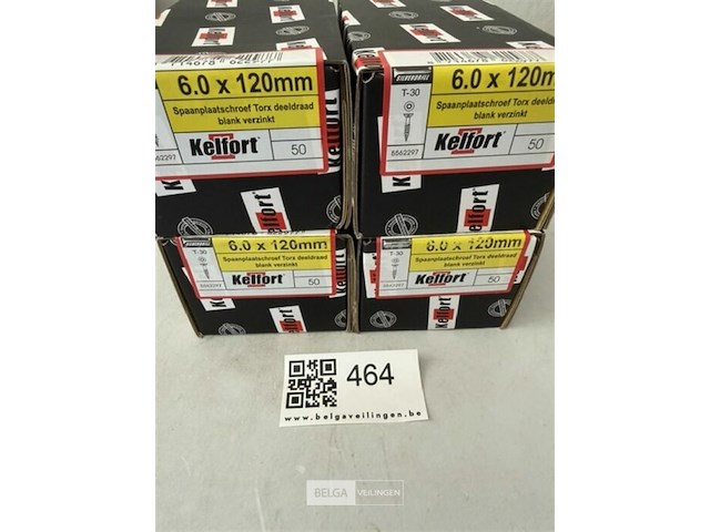 Kelfort houtschroef 6x120 200 stuks - afbeelding 2 van  3