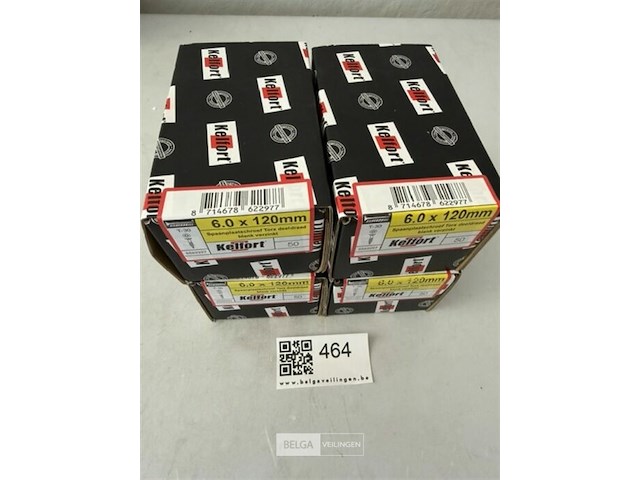 Kelfort houtschroef 6x120 200 stuks - afbeelding 3 van  3