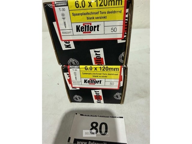 Kelfort houtschroef 6x120 mm 100 stuks torx - afbeelding 3 van  3