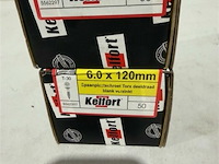 Kelfort houtschroef 6x120 mm 100 stuks torx - afbeelding 3 van  3