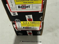 Kelfort houtschroef 6x120 mm 100 stuks torx - afbeelding 2 van  3