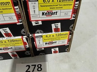 Kelfort houtschroef 6x120mm 200 stuks torx - afbeelding 3 van  3