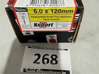 Kelfort houtschroef 6x120mm 50 stuks torx - afbeelding 1 van  3