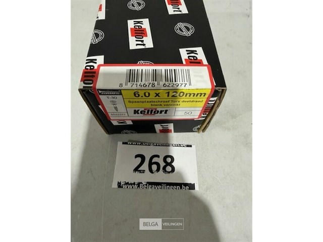 Kelfort houtschroef 6x120mm 50 stuks torx - afbeelding 3 van  3