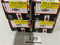 Kelfort houtschroef 6x130mm 200 stuks torx - afbeelding 3 van  3