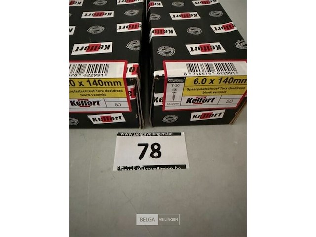 Kelfort houtschroef 6x140 mm 100 stuks torx - afbeelding 1 van  3