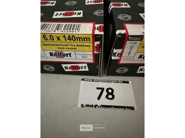 Kelfort houtschroef 6x140 mm 100 stuks torx - afbeelding 3 van  3