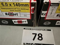 Kelfort houtschroef 6x140 mm 100 stuks torx - afbeelding 3 van  3