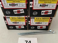 Kelfort houtschroef 6x140 mm 200 stuks torx - afbeelding 2 van  3