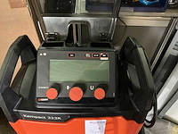 Kemppi kempact 323r mig lasapparaat geschikt voor 0.8-1.2 mm.