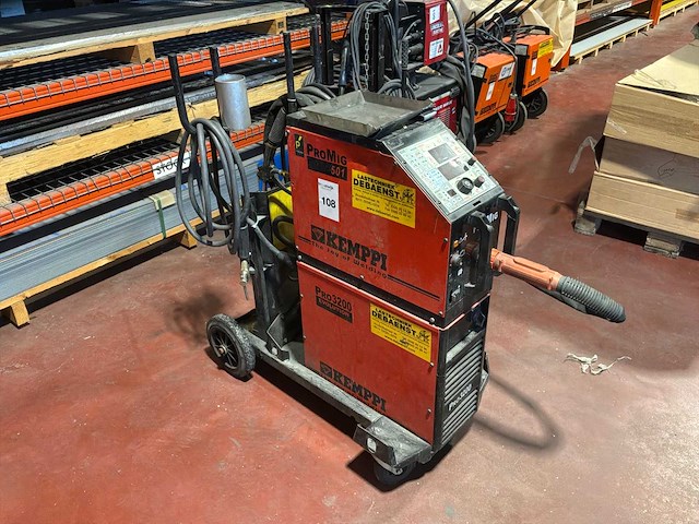 Kemppi pro3200 evolutionair + promig501 mig lasapparaat - afbeelding 4 van  5