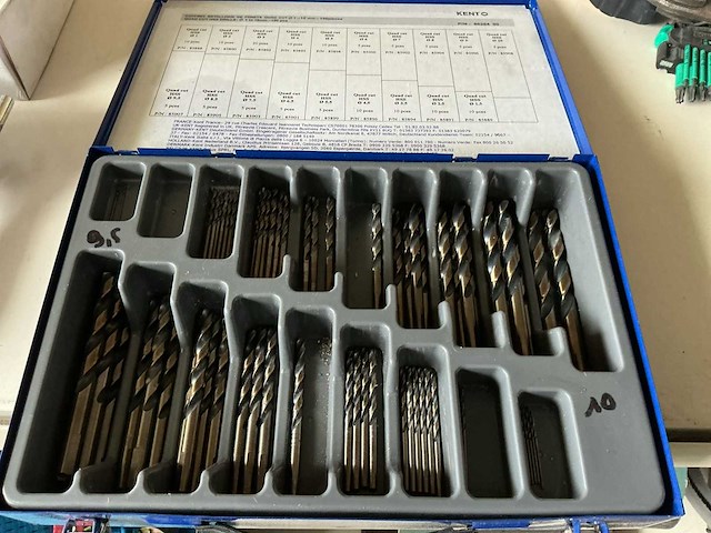 Kento set hss boren in koffer - afbeelding 1 van  1