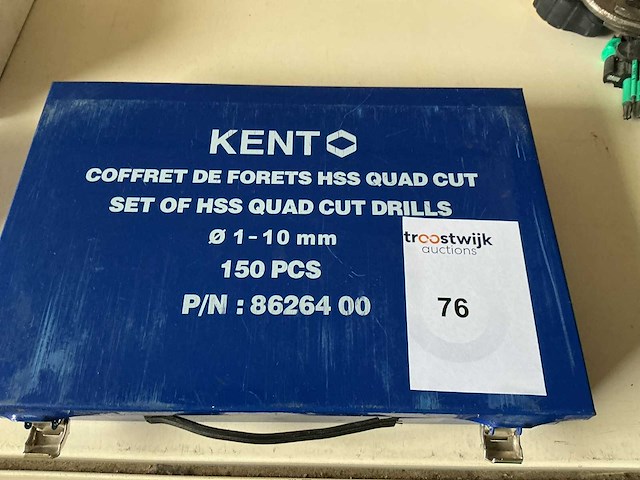 Kento set hss boren in koffer - afbeelding 2 van  2