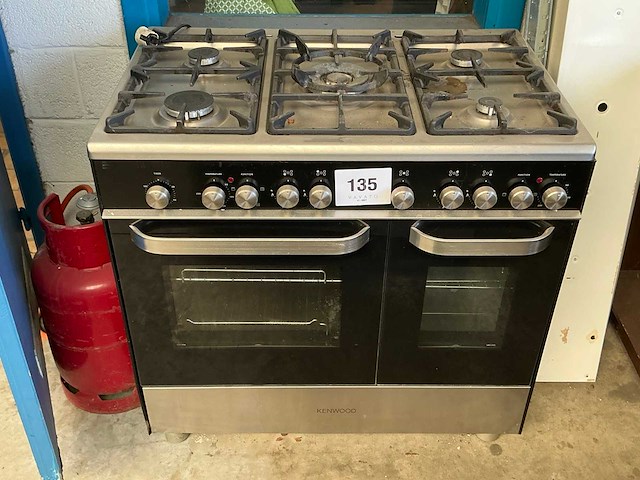 Kenwood 5-pits gasfornuis - afbeelding 1 van  3