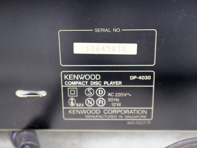 Kenwood cdspeler - afbeelding 5 van  6