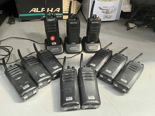 Kenwood ksc-35 walkie-talkie (11x) - afbeelding 1 van  6