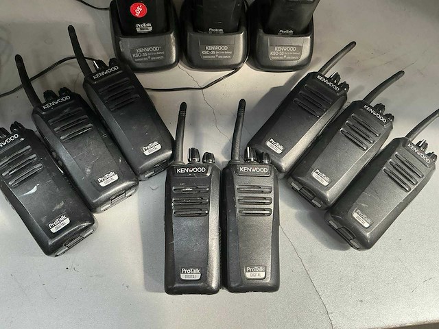 Kenwood ksc-35 walkie-talkie (11x) - afbeelding 2 van  6