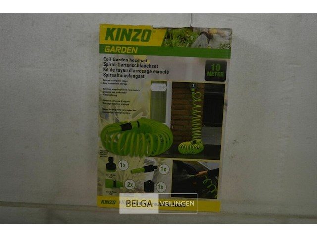 Kenzo spiraaltuinslangset 10m - afbeelding 1 van  3