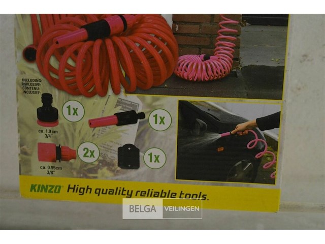 Kenzo spiraaltuinslangset 10m - afbeelding 2 van  2