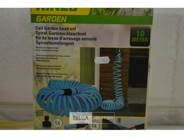 Kenzo spiraaltuinslangset 10m - afbeelding 2 van  3