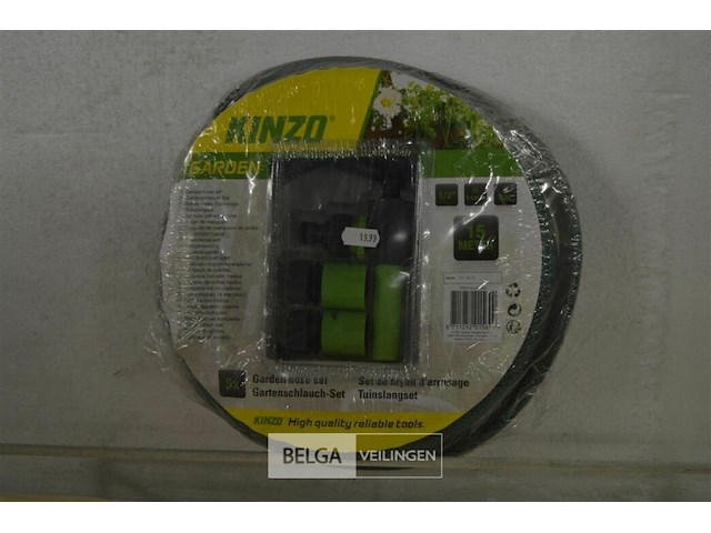 Kenzo tuinslangenset 15m ø14mm - afbeelding 1 van  3