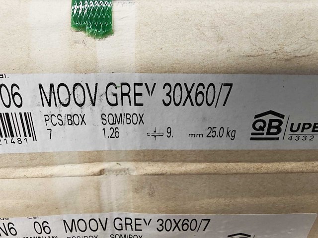 Keope moov grey mat vloertegel 30x60 cm 31,5 m² - afbeelding 7 van  8