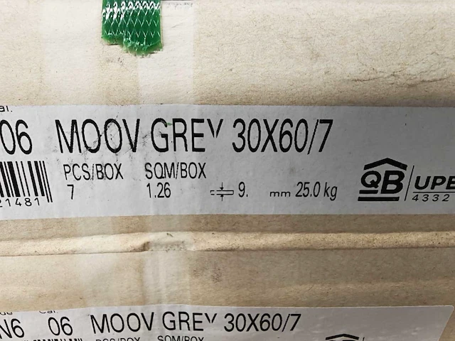 Keope moov grey mat vloertegel 30x60 cm 31,5 m² - afbeelding 6 van  8