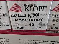 Keope moov ivory mat vloertegel 9,7x60 cm 7,57 m² - afbeelding 8 van  8
