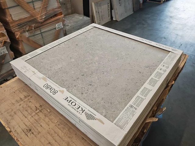 Keope omnia devix greige mat 80x80 cm tegel 7,68 m² - afbeelding 3 van  8