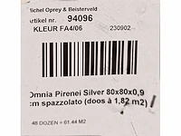 Keope omnia pirenei silver mat 80x80 cm tegel 51,76 m² - afbeelding 7 van  8