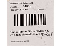 Keope omnia pirenei silver mat 80x80 cm tegel 51,76 m² - afbeelding 4 van  5