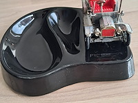 Keramiek asbak met oldtimer auto (made in italy) - afbeelding 3 van  13