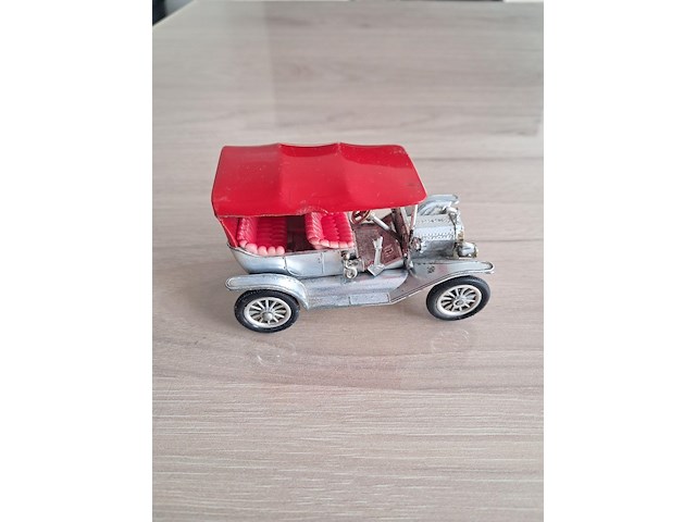 Keramiek asbak met oldtimer auto (made in italy) - afbeelding 7 van  13