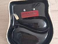 Keramiek asbak met oldtimer auto (made in italy) - afbeelding 13 van  13
