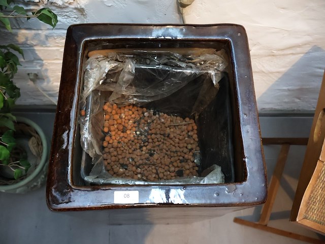 Keramieken bloempot - afbeelding 3 van  4