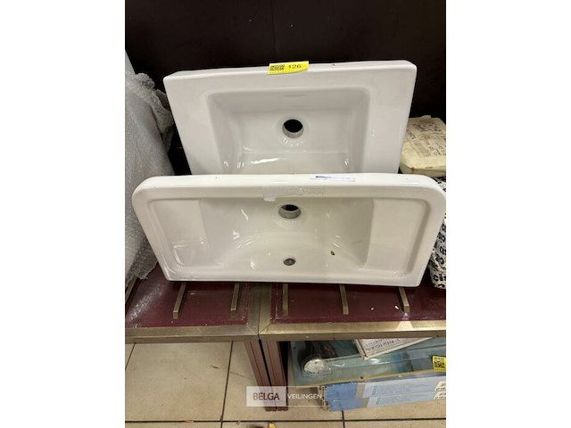 Keramieken lavabo - afbeelding 1 van  3